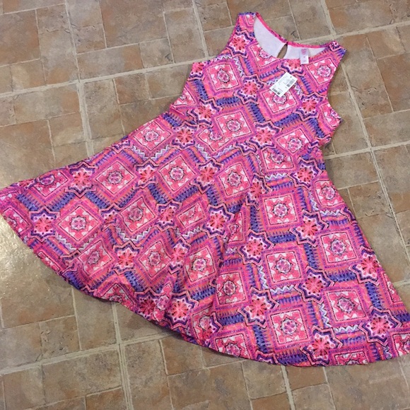 Justice Other - NWT Justice sleeveless midi dress size girls 14